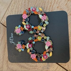 Jcrew flower earrings